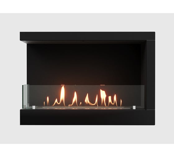 Встроенный угловой биокамин Lux Fire, 690 S, левый угол, ВБКУ-690SL