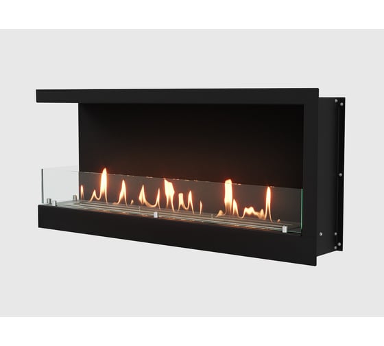 Встроенный угловой биокамин Lux Fire, 1090 S, левый угол, ВБКУ-1090SL