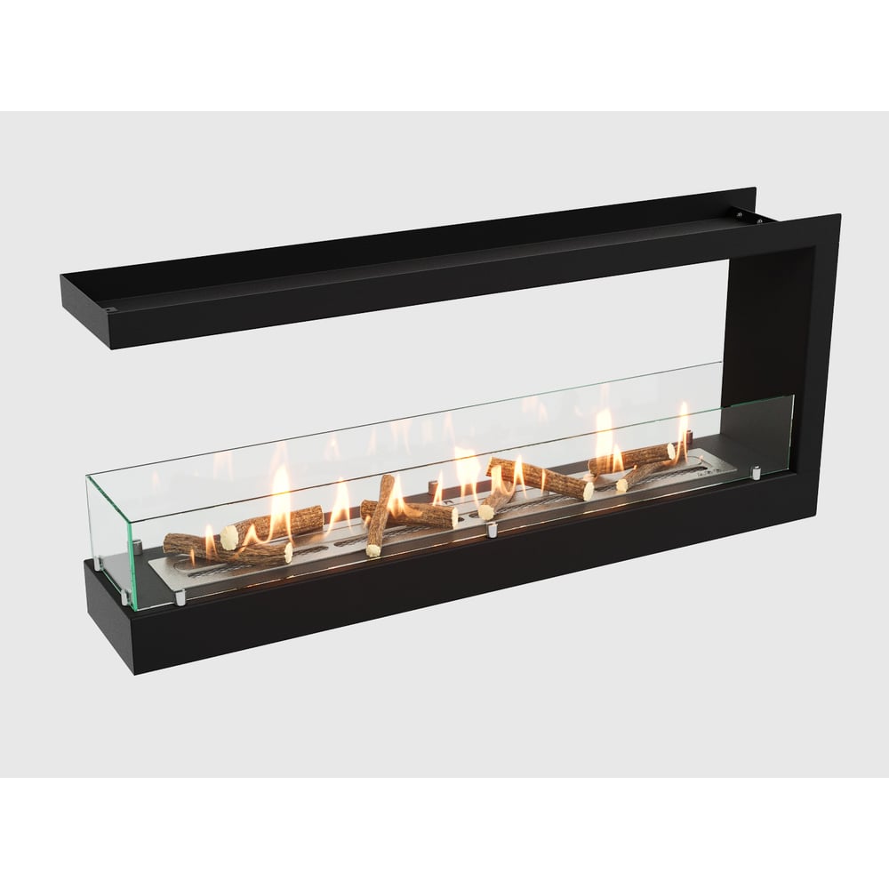 Встроенный торцевой биокамин Lux Fire, 1090 S ВБКТ-1090S ...