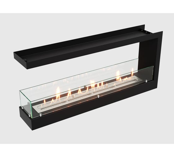 Встроенный торцевой биокамин Lux Fire, 1090 S ВБКТ-1090S
