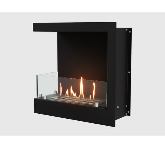 Встроенный угловой биокамин Lux Fire, 490 S, левый угол ВБКУ-490SL
