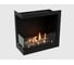 Встроенный угловой биокамин Lux Fire, 490 S, левый угол ВБКУ-490SL 2