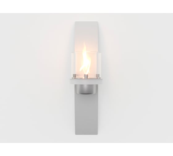 Настенный биокамин Lux Fire Олимпус D, белый, БКС-ОD