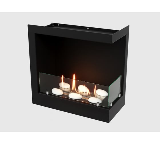Встроенный угловой биокамин Lux Fire, 490 S, правый угол ВБКУ-490SR