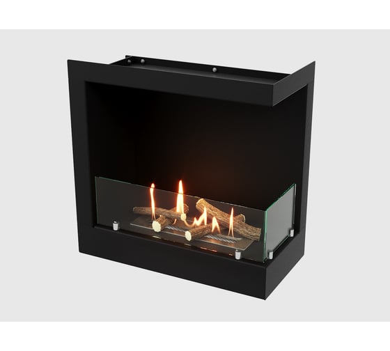 Встроенный угловой биокамин Lux Fire, 490 S, правый угол ВБКУ-490SR
