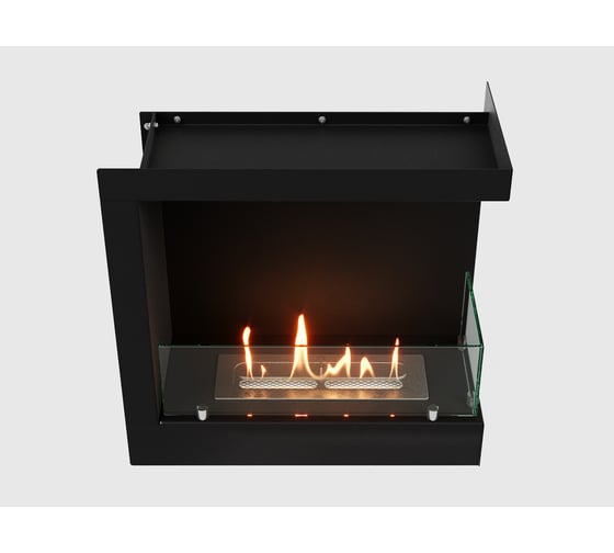 Встроенный угловой биокамин Lux Fire, 490 S, правый угол ВБКУ-490SR