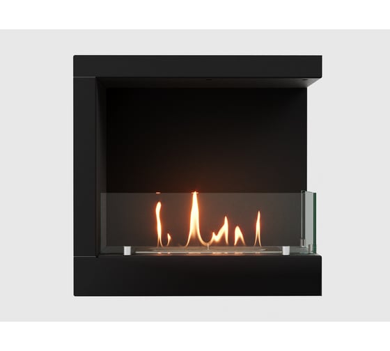 Встроенный угловой биокамин Lux Fire, 490 S, правый угол ВБКУ-490SR