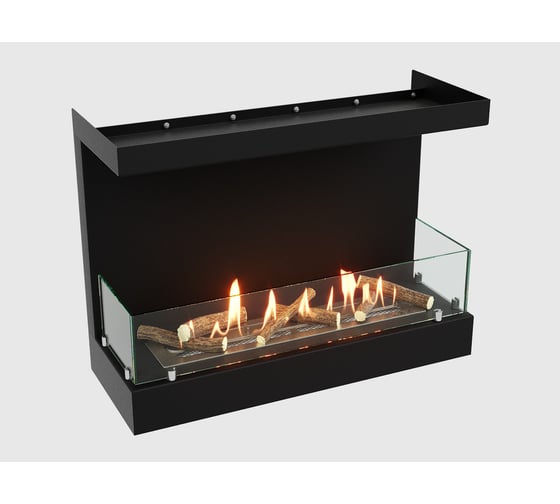Встроенный фронтальный биокамин Lux Fire, 640 S ВБКФ-640S