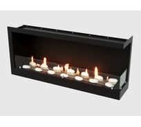 Встроенный угловой биокамин Lux Fire, 1090 S, правый угол 1090SR