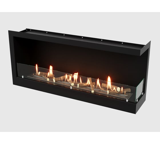 Встроенный угловой биокамин Lux Fire 1090 S, правый угол 1090SR ВБКУ-1090SR