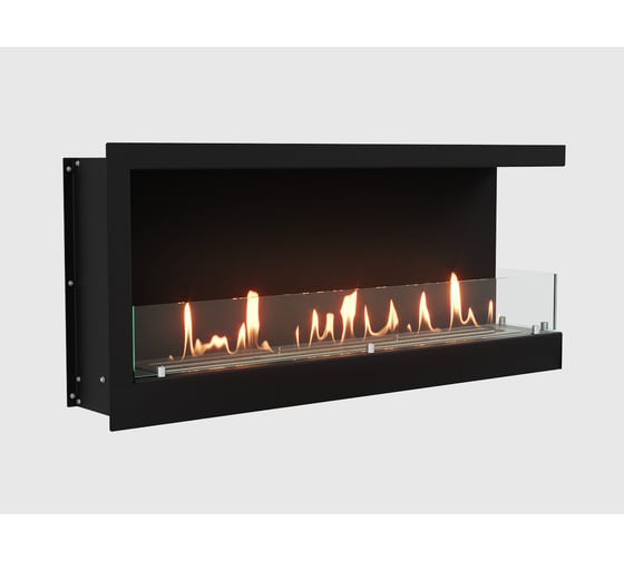 Встроенный угловой биокамин Lux Fire 1090 S, правый угол 1090SR ВБКУ-1090SR