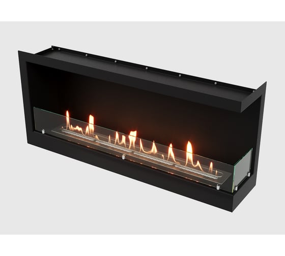 Встроенный угловой биокамин Lux Fire 1090 S, правый угол 1090SR ВБКУ-1090SR