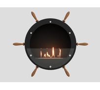 Биокамин Lux Fire Капитан 500 Н XS, черный, БК-К500XS
