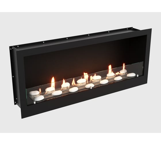 Встроенный биокамин Lux Fire, кабинет 1130 S ВБКК-1130S