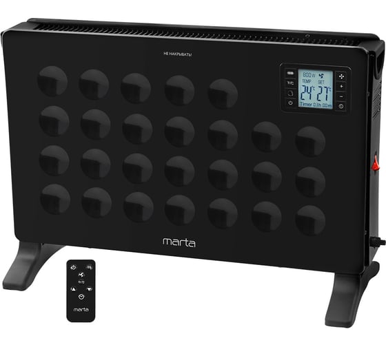 Конвекционный обогреватель MARTA MT-CH2454A черный 43979