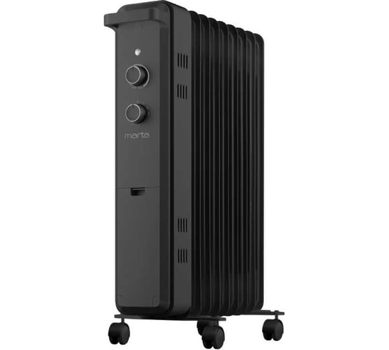 Масляный обогреватель MARTA MT-OH2433A черный 44031