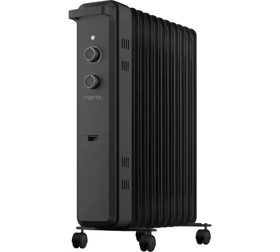 Масляный обогреватель MARTA MT-OH2433B черный 44033 1