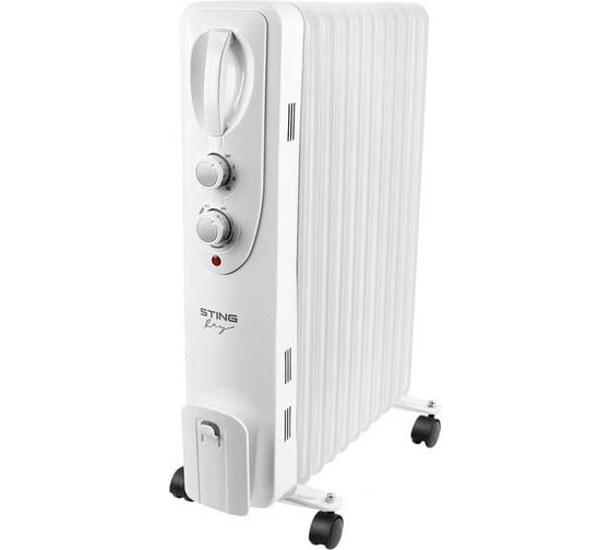 Масляный обогреватель STINGRAY ST-OH1000C белый жемчуг 41304