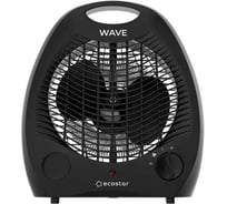 Электрический тепловентилятор ECOSTAR WAVE EFH-W2000DS-BL