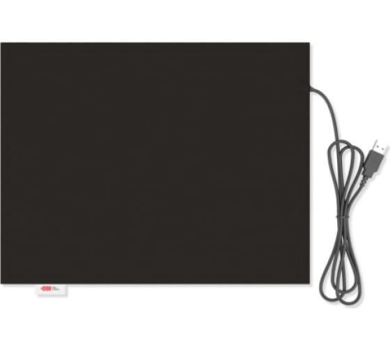 Коврик с подогревом Lappo USB, 32х26 см, цвет черный 2232699 1
