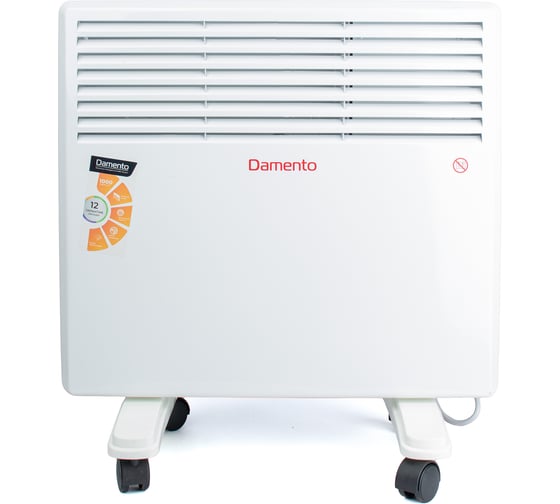 Конвектор электрический Damento CE-1000, нагревательный элемент X-HEAT, мощность 1000 Вт (1/39) 013453 1