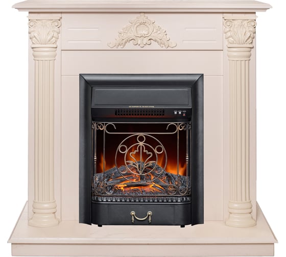 Каминокомплект RealFlame STEFANIA STD/EUG WT + MAJESTIC LUX 10017170