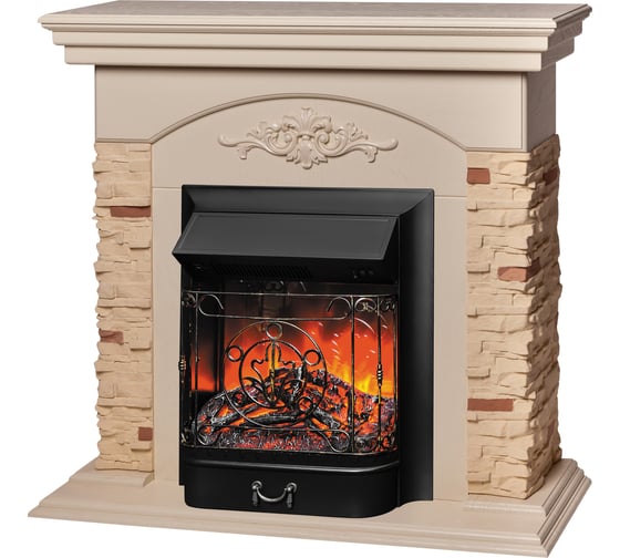 Каминокомплект RealFlame NEAPOLIS STD/EUG WT+ MAJESTIC-S LUX BL 10019811