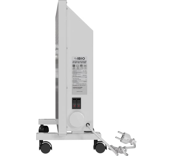 Конвектор электрический Sibio SB-CSM1-1500 W Heat wave (белый) SB-CSM1-1500W