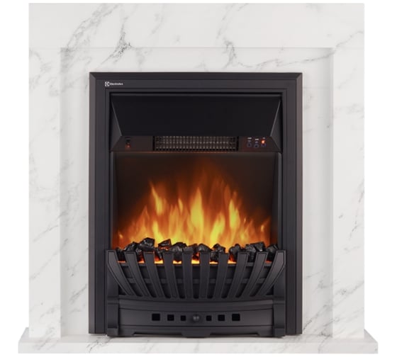 Портал Firelight Simple Classic белый мрамор НС-1283400