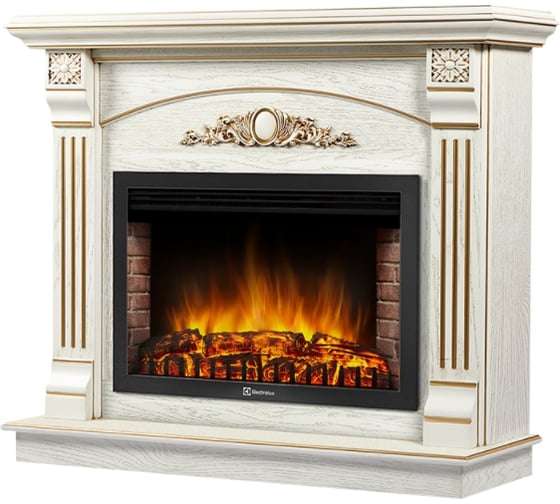 Портал Firelight Barocco 30 шпон белый дуб с золотой патиной НС-1294118