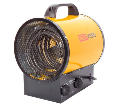 Электрический воздухонагреватель REDVERG RD-EHR5A/380 6667351