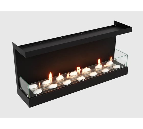 Встроенный фронтальный биокамин Lux Fire 1040 S ВБКФ-1040S