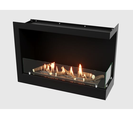 Встроенный угловой биокамин Lux Fire 690 S (правый угол) ВБКУ-690SR