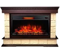 Каминокомплект InterFlame Родос В Фотон36K08GLX Foton36 темный дуб