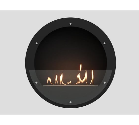 Биокамин Lux Fire Иллюзион 800 Н S черный БКС-И800S