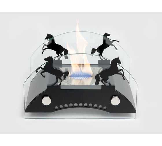 Настольный биокамин Lux Fire Графский мост S черный КН-0017S-02Ч