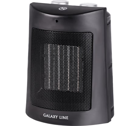 Тепловентилятор Galaxy GL 8170, черный, 1500Вт, 2 режима работы (750Вт и 1500Вт), керамический 7050381702
