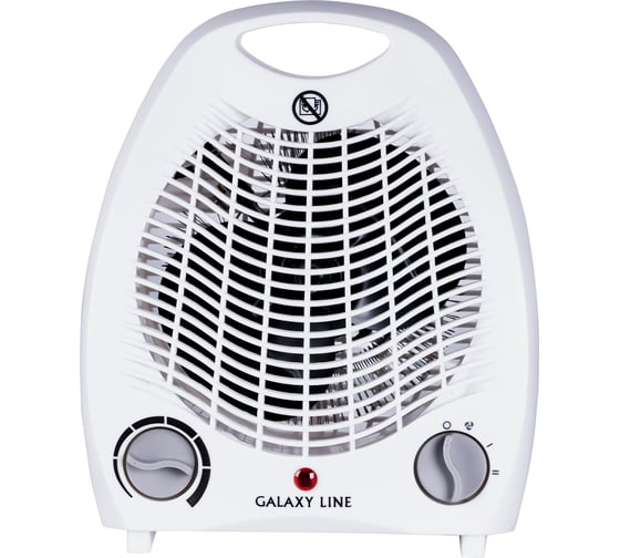 Тепловентилятор Galaxy LINE GL 8172, белый, спиральный нагревательный элемент, 2000 Вт, 2 режима работы (1000 Вт и 2000 Вт) 7050381721