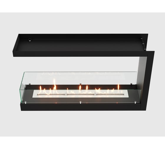 Встроенный биокамин Lux Fire торцевой 1155 М ВБКТ-1155М