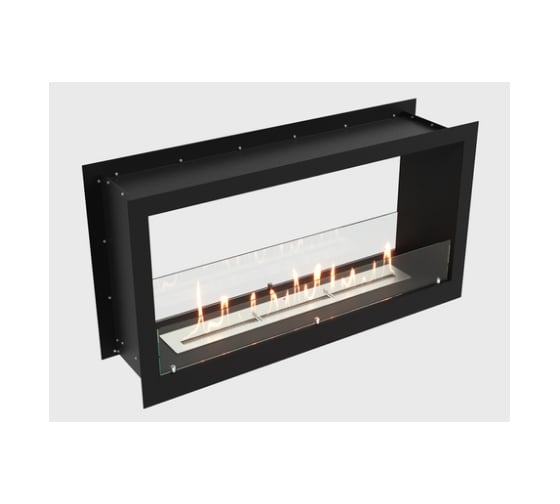 Встроенный сквозной биокамин Lux Fire 1210 М ВБКС-1210М