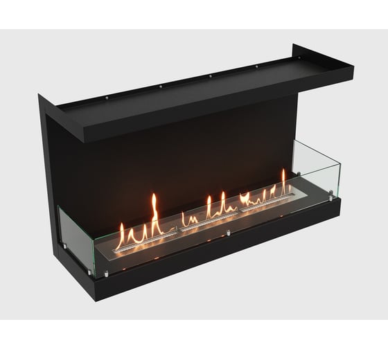 Встроенный фронтальный биокамин Lux Fire 1100 М ВБКФ-1100М