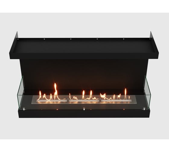 Встроенный фронтальный биокамин Lux Fire 1100 М ВБКФ-1100М