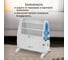 Конвекционный обогреватель HOME ELEMENT HE-CH1230A белый жемчуг 41981 12