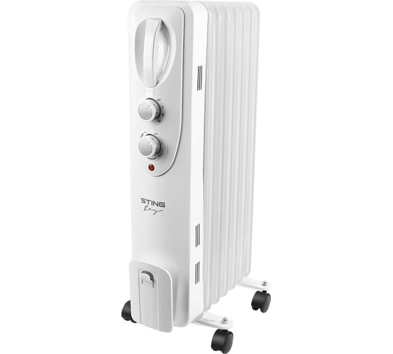 Масляный обогреватель STINGRAY ST-OH1000A белый жемчуг 41301