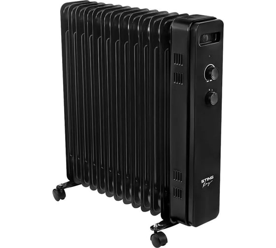 Масляный обогреватель STINGRAY ST-OH1002B черный 44041