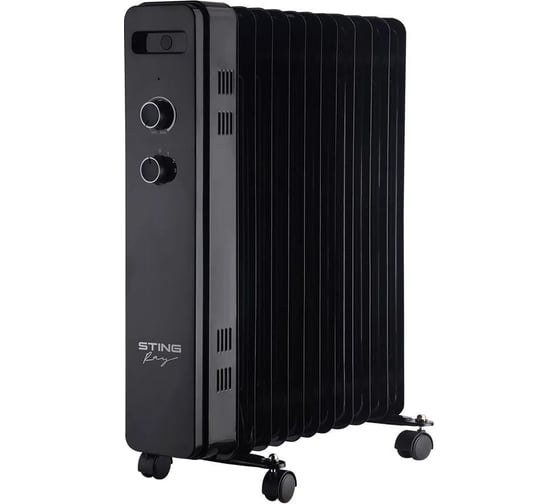 Масляный обогреватель STINGRAY ST-OH1002A черный 44039