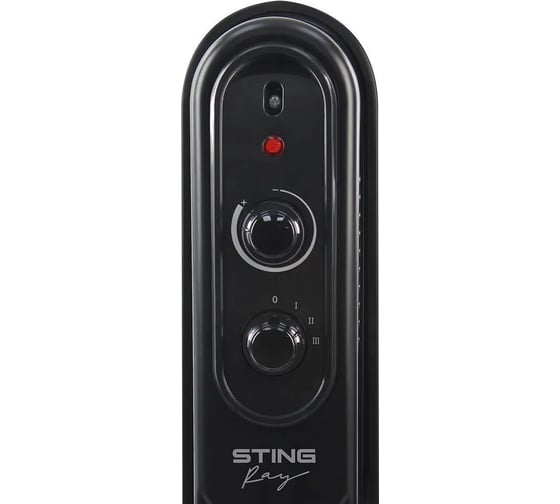 Масляный обогреватель STINGRAY ST-OH1003B черный/хром 44045