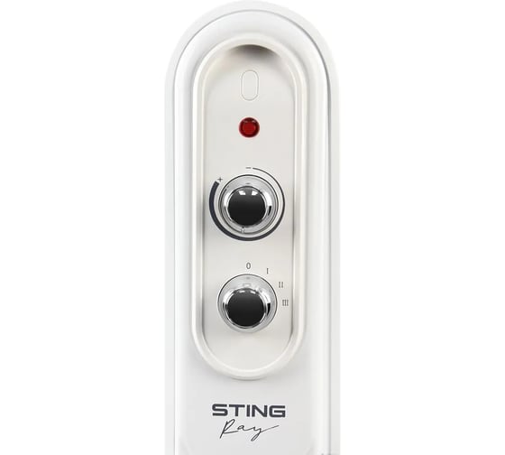 Масляный обогреватель STINGRAY ST-OH1003B белый/хром 44044