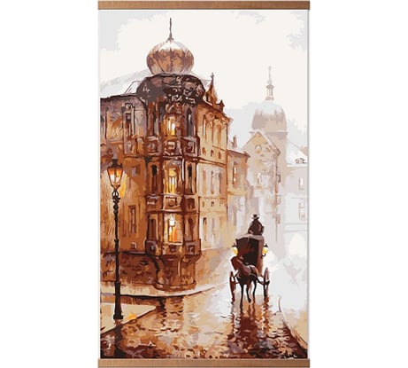 Инфракрасный гибкий настенный обогреватель для квартиры и дачи Домашний Очаг Старая Прага ИКОДО-СГ