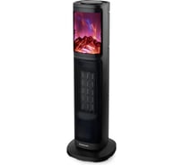 Тепловентилятор BRAYER 4864BR 2000Вт, LED-дисплей, пульт ДУ, таймер 12 ч, площадь 18кв.м., электронное управление, эффект пламени BR4864